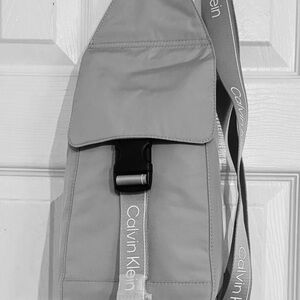 Calvin Klein Gray Sling Bag